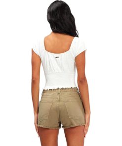 View 4 of 4 Billabong Women's Cruisin Along Denim Short in Sage