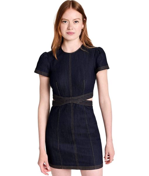 View 1 of 6 Cinq à Sept Womens Maddy Dress in Indigo