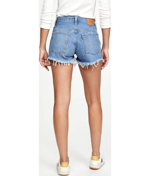 View 3 of 6 Levi's Women's Premium 501 Original Shorts in Athens Mid Short