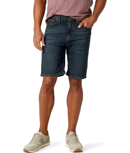 View 1 of 5 Wrangler Authentics Men's Classic Relaxed Fit Five Pocket Jean Short in Moonlight