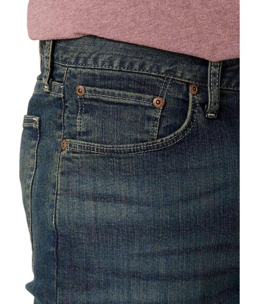 View 4 of 5 Wrangler Authentics Men's Classic Relaxed Fit Five Pocket Jean Short in Moonlight