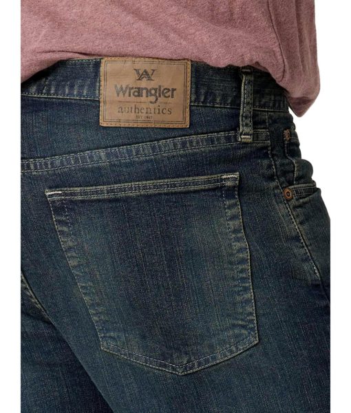 View 5 of 5 Wrangler Authentics Men's Classic Relaxed Fit Five Pocket Jean Short in Moonlight