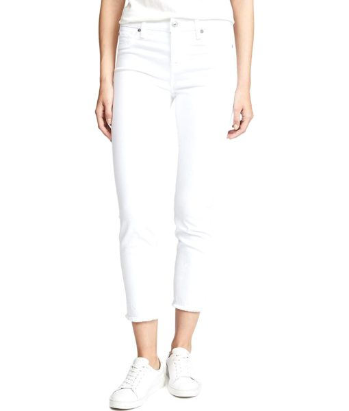 View 1 of 6 7 For All Mankind Jeans Roxanne Ankle Pant in White