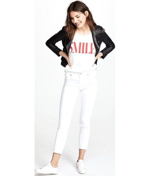 View 5 of 6 7 For All Mankind Jeans Roxanne Ankle Pant in White