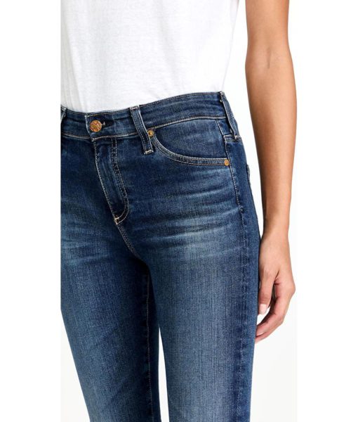 View 6 of 6 AG Adriano Goldschmied Women's Farrah Skinny Ankle Jeans in 7 Years Clover