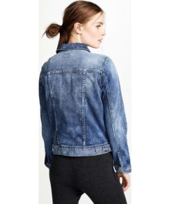 View 4 of 6 AG Women's MYA Jacket in 10 Years Magnetic Blue