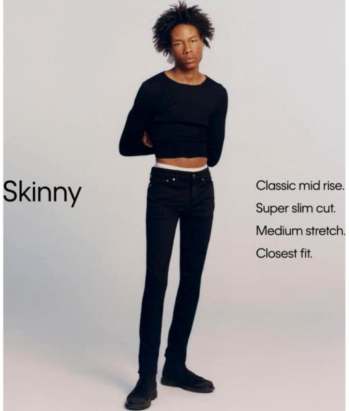 View 2 of 6 Calvin Klein Men Skinny Fit Jeans in Boston Blue Black