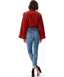 View 4 of 8 Citizens Of Humanity Olivia High Rise Button Fly Ankle Slim Jean in Backroads