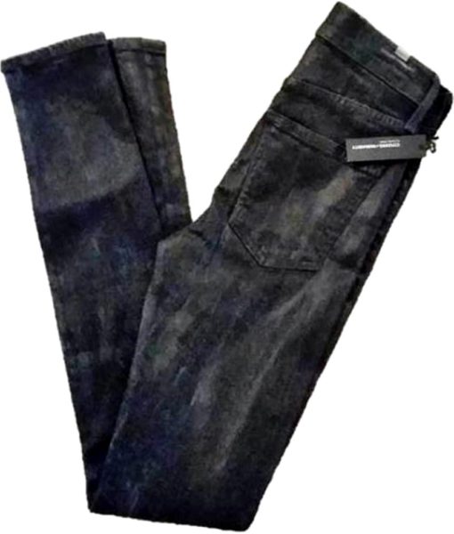 View 3 of 4 Citizens of Humanity Rocket High Rise Lacquered Jeans in Black