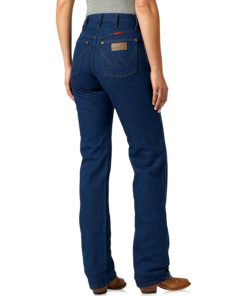 View 3 of 4 Cowboy Cut High Rise Slim Fit Tapered Leg Jean in Prewash