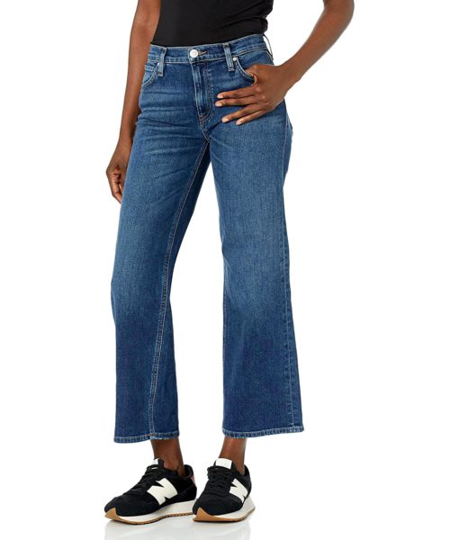 View 1 of 2 HUDSON Jeans Women's Rosie High Rise Wide Leg Ankle Jean in Phenomenon