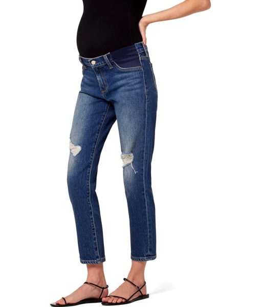 View 1 of 1 Joe's Jeans Lara Crop Maternity in Burden Destructed