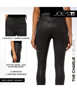 View 4 of 4 Joe's Jeans Women's The Charlie 1 in Black