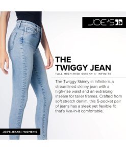 View 3 of 4 Joe's Jeans Women's The High Rise Twiggy in Infinite