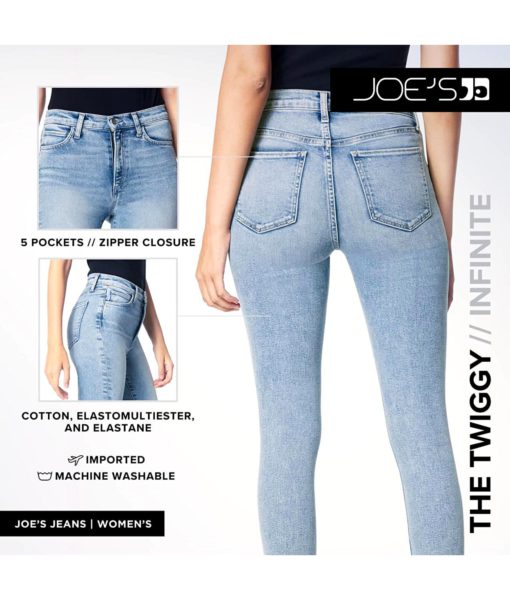 View 4 of 4 Joe's Jeans Women's The High Rise Twiggy in Infinite