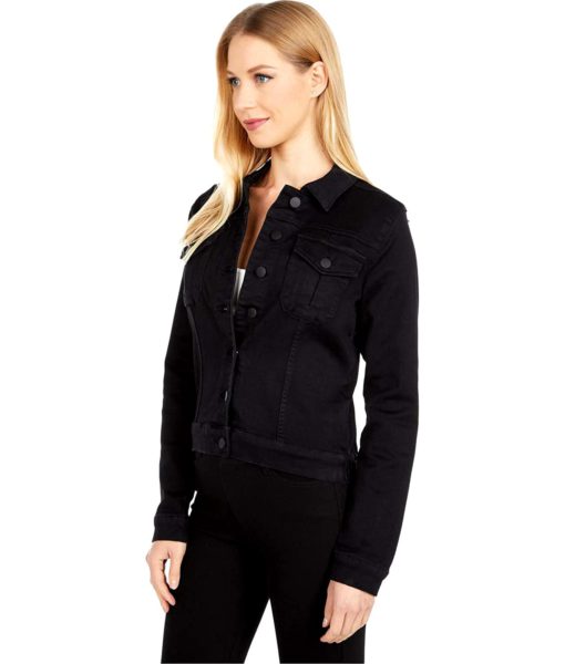 View 2 of 4 KUT From The Kloth Amelia Jean Jacket in Black