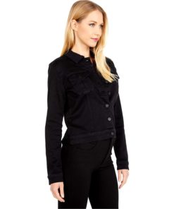 View 4 of 4 KUT From The Kloth Amelia Jean Jacket in Black