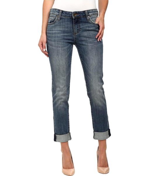 View 1 of 3 KUT from the Kloth Catherine Boyfriend Jeans in Authenticity