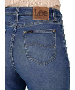 View 5 of 6 Lee High-Rise Relaxed Fit A Line Crop Jean in Watchet