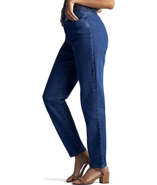 View 2 of 3 Lee Missy Relaxed-Fit Tapered-Leg Jean in Pepper Stone