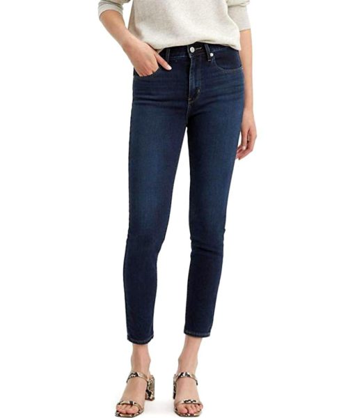 View 1 of 4 Levi's Women's 721 High Rise Skinny Ankle Jeans Pants in Carbon Bay