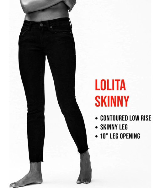 View 3 of 3 Lucky Brand Low Rise Lolita Skinny Jean in Larkin