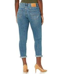 View 2 of 4 Lucky Brand Women's Mid Rise Sienna Boyfriend Jean in Azure Bay