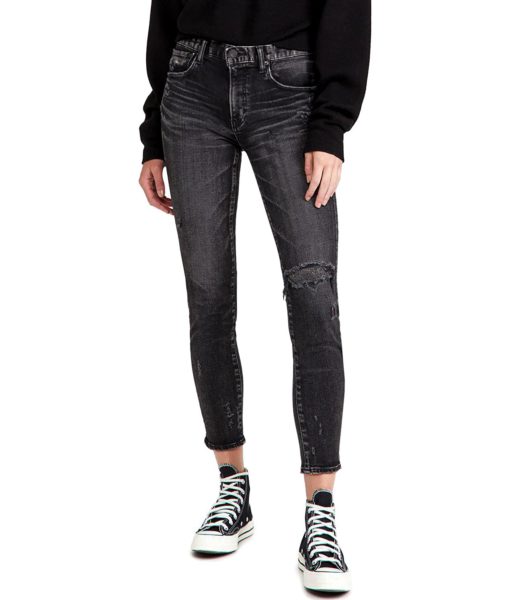 View 1 of 6 MOUSSY VINTAGE MV Lenwood Skinny Jeans in Black