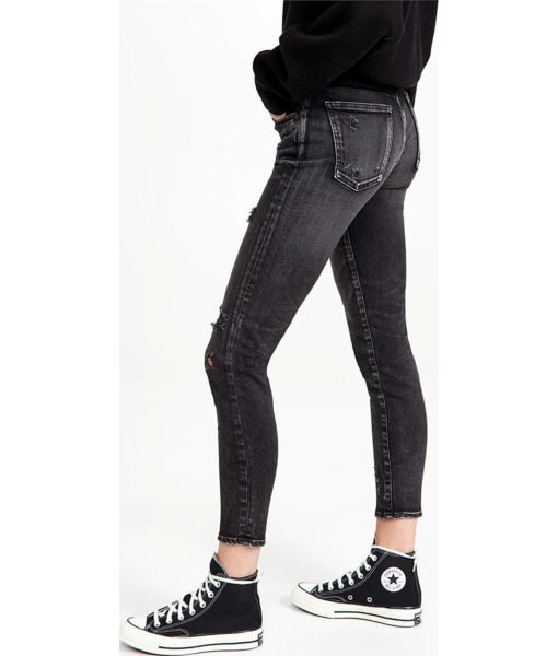 View 4 of 6 MOUSSY VINTAGE MV Lenwood Skinny Jeans in Black