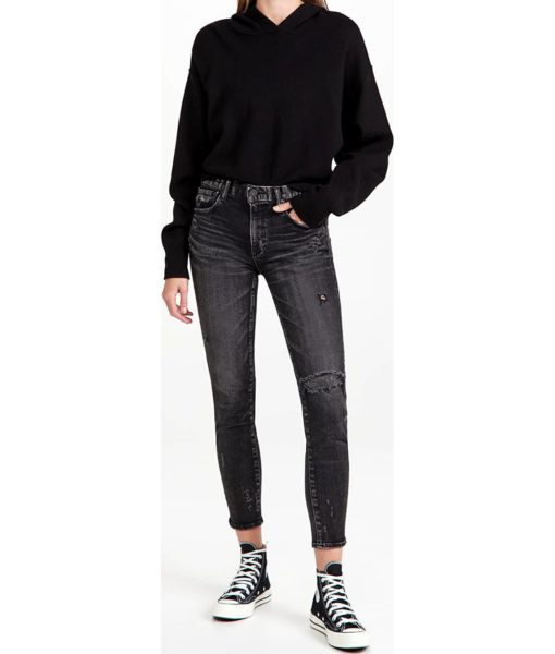 View 5 of 6 MOUSSY VINTAGE MV Lenwood Skinny Jeans in Black