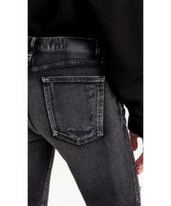 View 6 of 6 MOUSSY VINTAGE MV Lenwood Skinny Jeans in Black