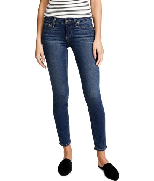 View 1 of 6 PAIGE Denim Women's Transcend Verdugo Ultra Skinny Ankle Jeans in Tristan