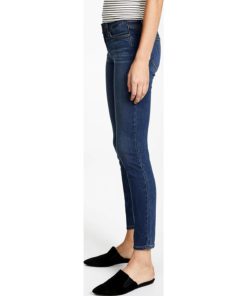 View 5 of 6 PAIGE Denim Women's Transcend Verdugo Ultra Skinny Ankle Jeans in Tristan