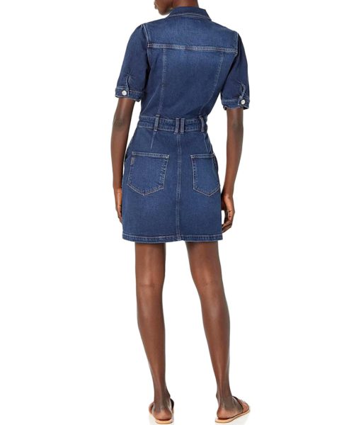 View 2 of 2 PAIGE Mayslie Denim Mini Dress in Gracie Lou