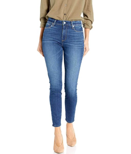 View 1 of 6 PAIGE Women's Hoxton High Rise Ultra Skinny Fit Ankle Jean in SoCal