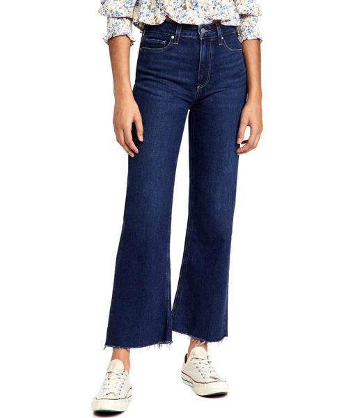 View 1 of 6 PAIGE Women's Leenah Ankle Jeans in Gracie Lou