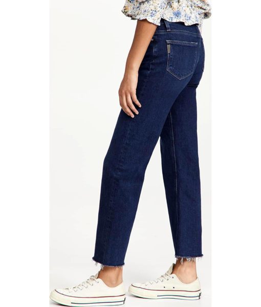 View 4 of 6 PAIGE Women's Leenah Ankle Jeans in Gracie Lou