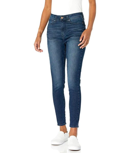 View 1 of 5 Signature by Levi Strauss & Co. Gold Label Women's High Rise Super Skinny Jeans in Blue Laguna