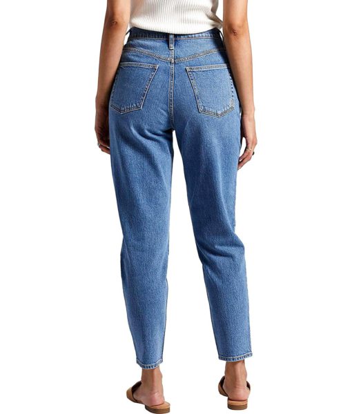 View 2 of 2 Silver Jeans Co. High Rise Tapered Leg Mom Jean in Blue