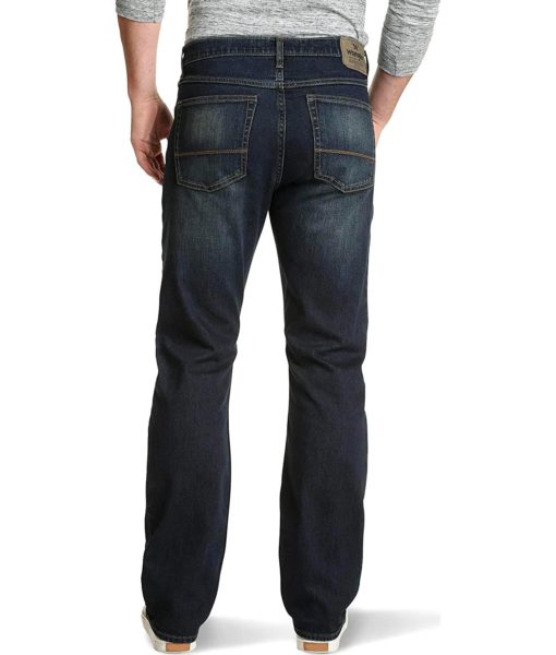 View 2 of 6 Wrangler Authentics Men's Relaxed Fit Boot Cut Jean in Riptide