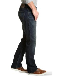 View 3 of 6 Wrangler Authentics Men's Relaxed Fit Boot Cut Jean in Riptide