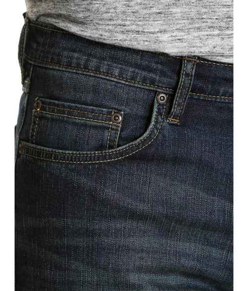 View 5 of 6 Wrangler Authentics Men's Relaxed Fit Boot Cut Jean in Riptide