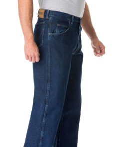 View 3 of 5 Wrangler Mens Relaxed Fit Jeans in Antique Indigo