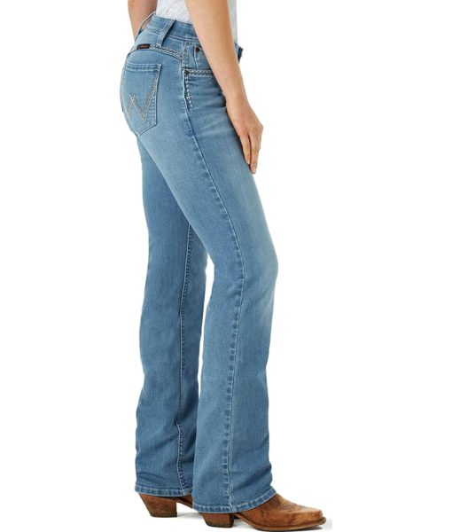 View 2 of 5 Wrangler Shiloh Low Rise Ultimate Riding Jeans in Hallie