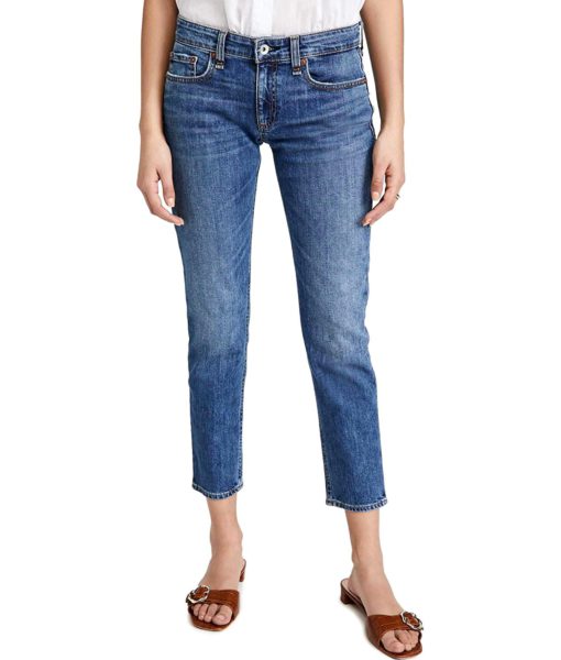 View 1 of 6 rag & bone Dre Low Rise Boyfriend Jeans in Julienne