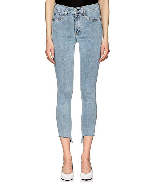 View 1 of 1 rag & bone High Rise Ankle Skinny Jeans, Clean Portland (28)