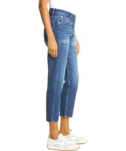 View 3 of 5 rag & bone Women’s Maya High Rise Ankle Slim Straight Leg Jeans in Jasper