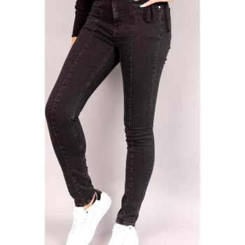 View 1 of 2 Calvin Klein High Rise Skinny Jean in Black